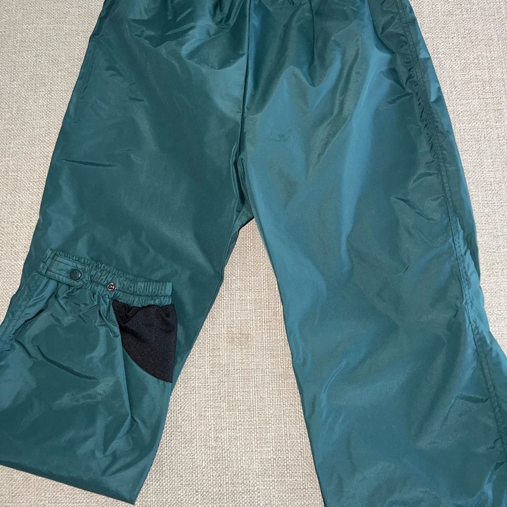 Columbia Teal and Black Women's Snow Pants, size Large